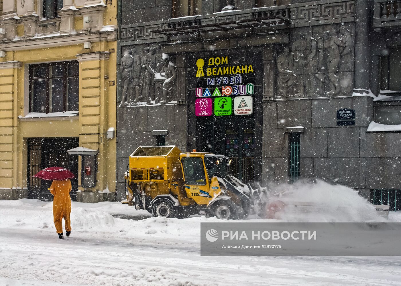 Снегопад в Санкт-Петербурге