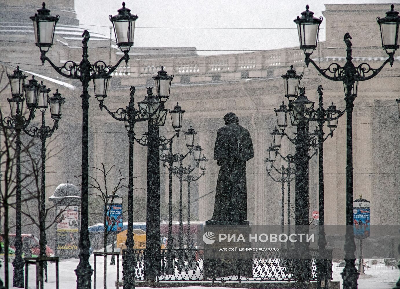 Снегопад в Санкт-Петербурге