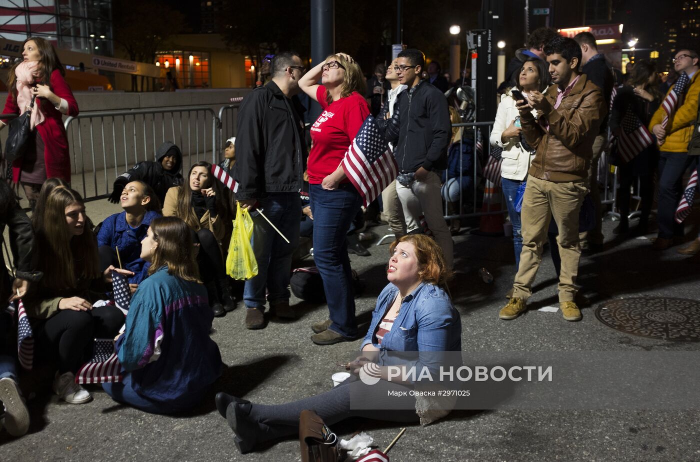 Ситуация у офисов избирательных кампаний кандидатов в президенты США