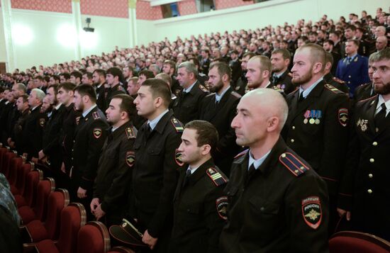Концерт ко Дню полиции в Грозном