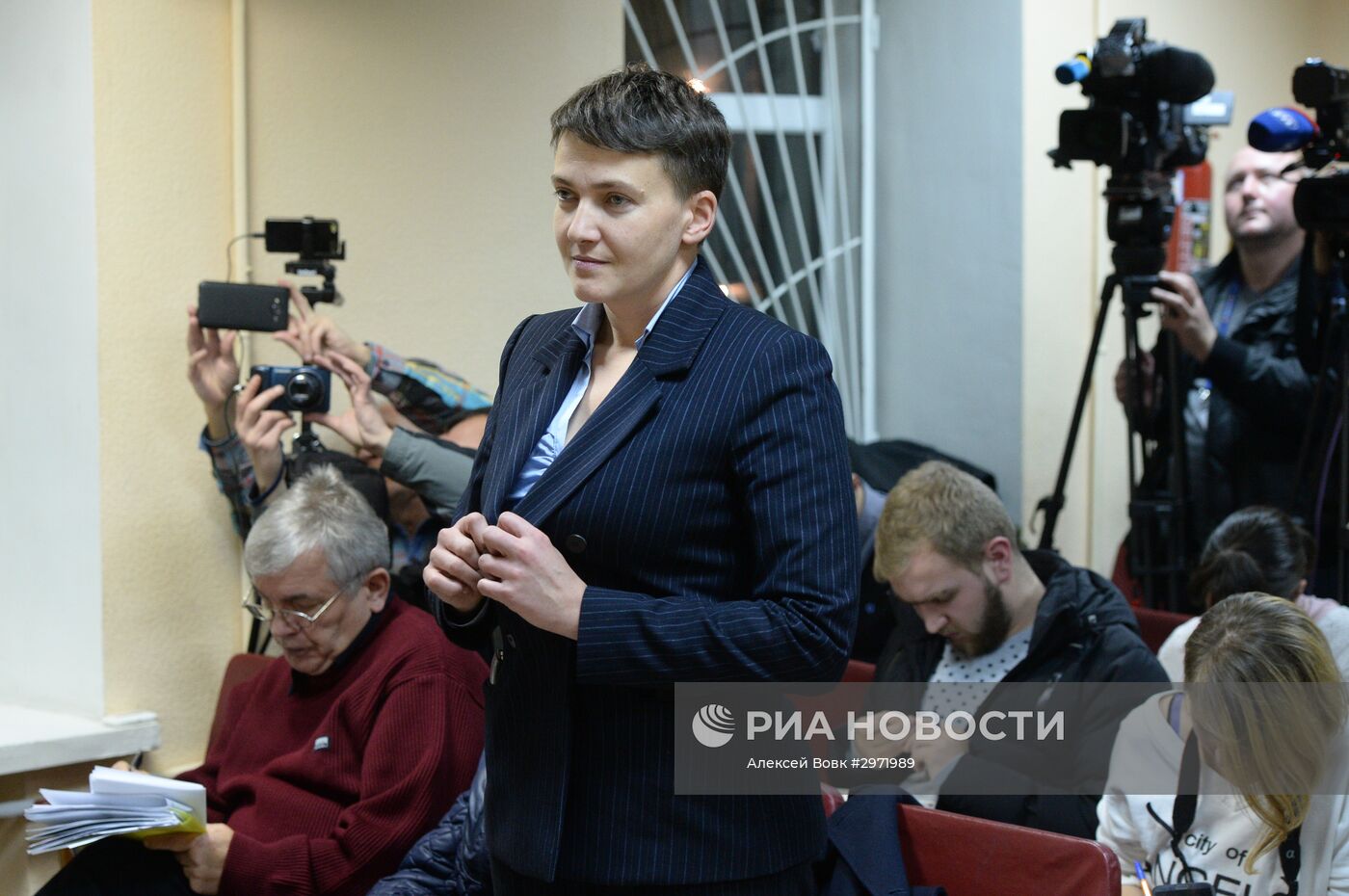 Допрос Н. Савченко в киевском суде по делу против главы ЛНР И. Плотницкого
