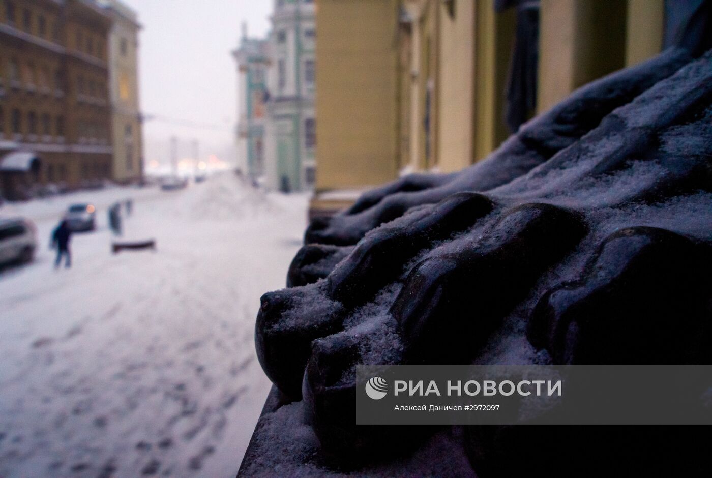 Снегопад в Санкт-Петербурге