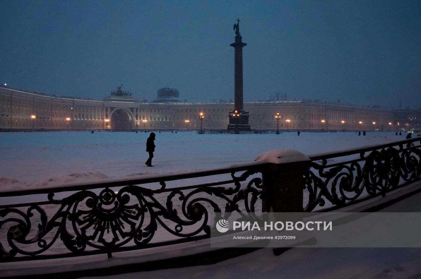 Снегопад в Санкт-Петербурге