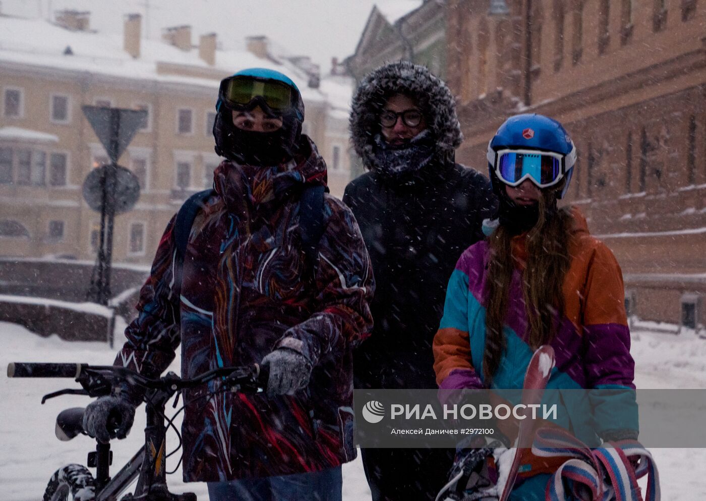 Снегопад в Санкт-Петербурге