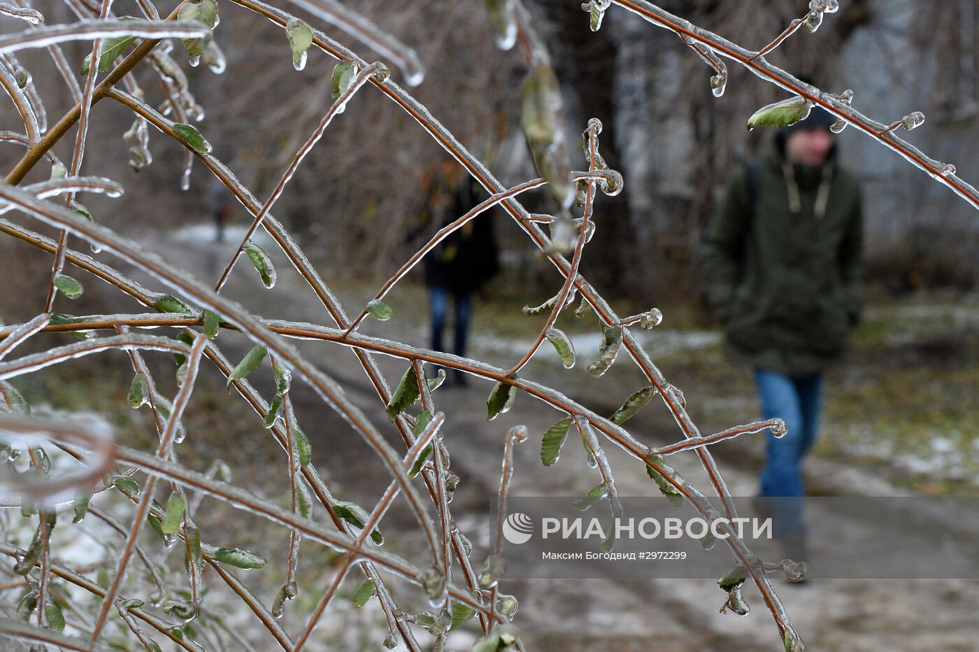 Ледяной дождь в Казани