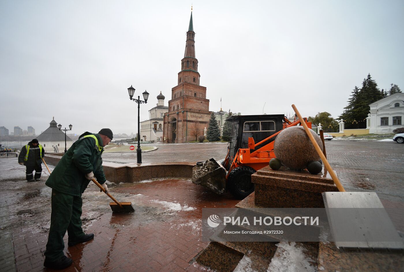 Ледяной дождь в Казани