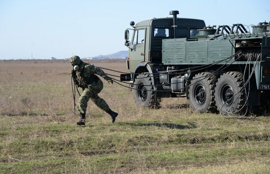 Военные учения в Ингушетии