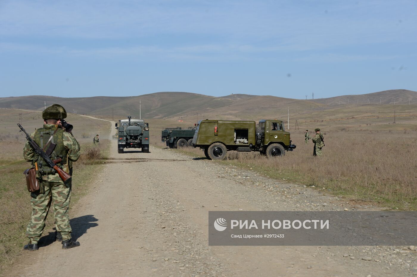 Военные учения в Ингушетии