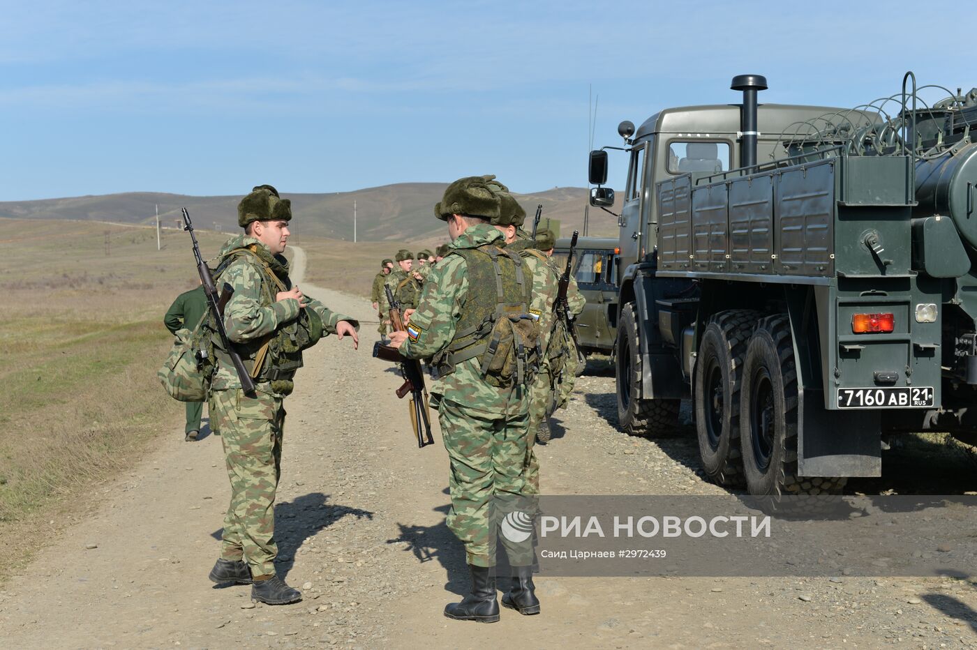 Военные учения в Ингушетии