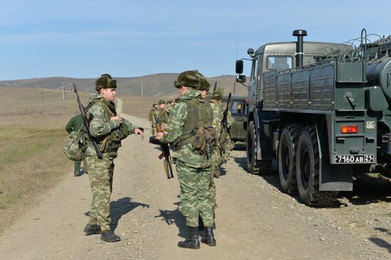 Военные учения в Ингушетии