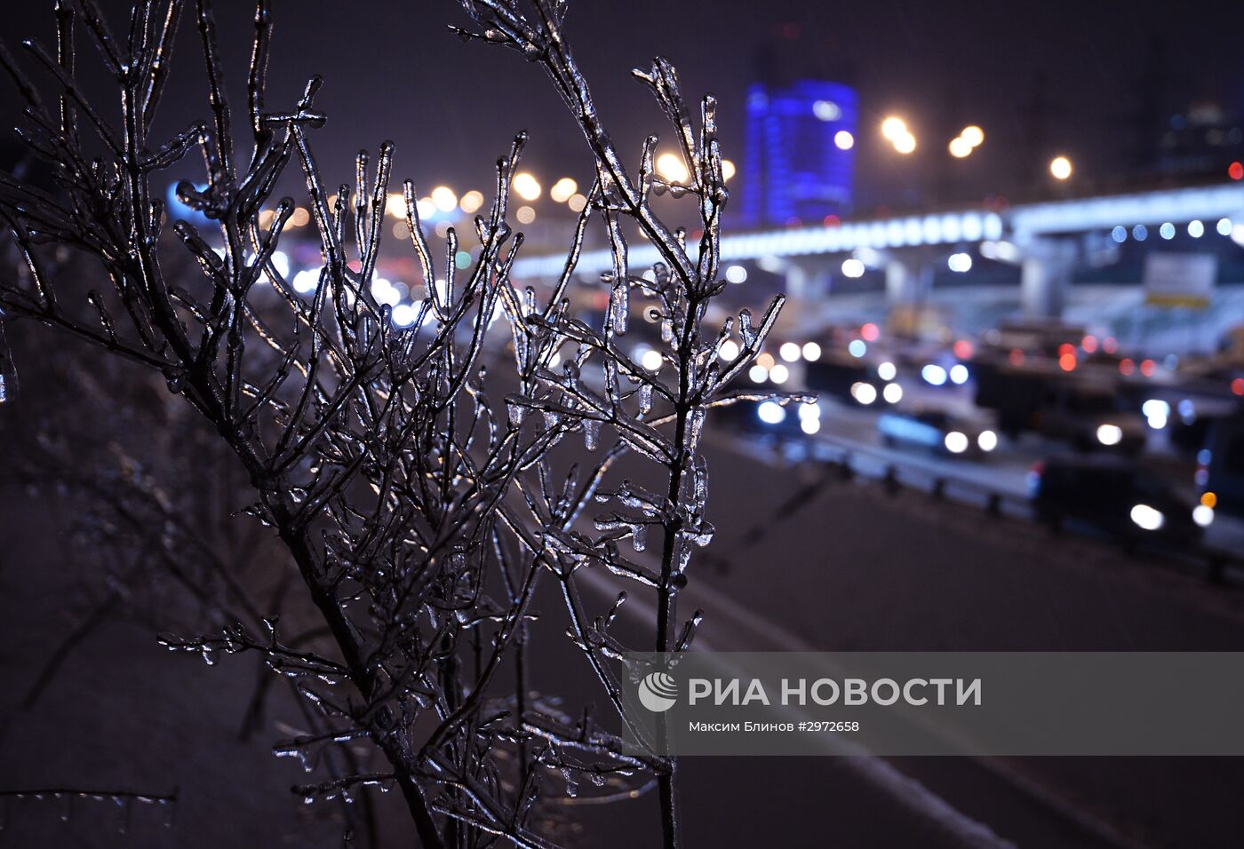 Снегопад в Москве