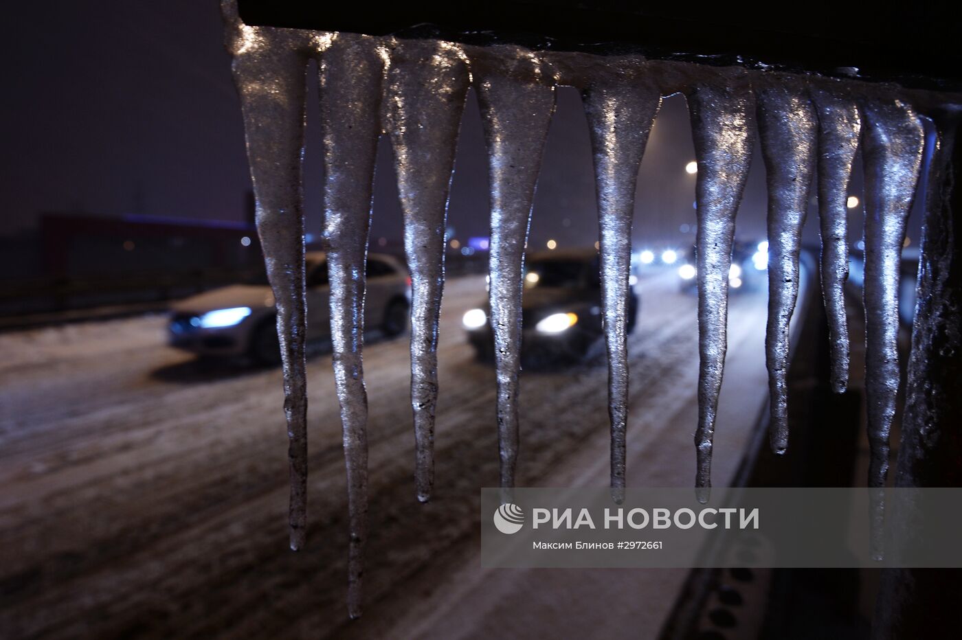 Снегопад в Москве