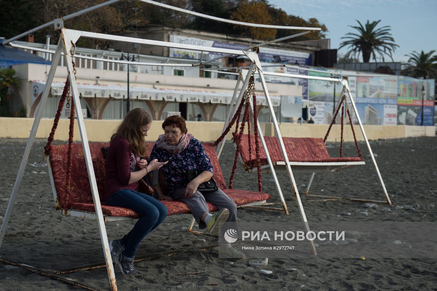 Аномально теплая погода в Сочи