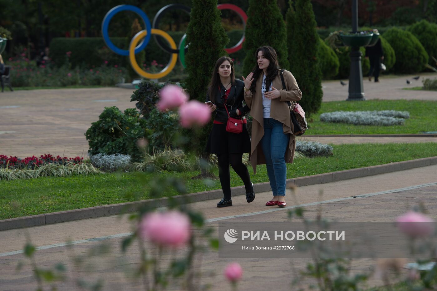 Аномально теплая погода в Сочи