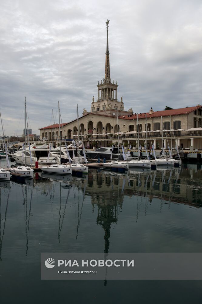 Аномально теплая погода в Сочи