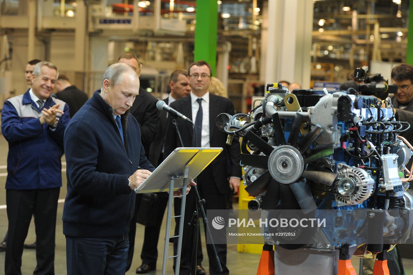 Рабочая поездка президента РФ В. Путина в Ярославскую область