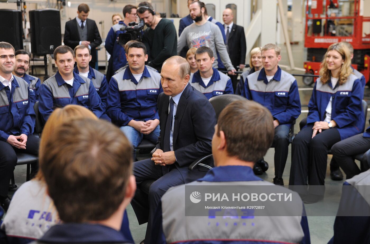 Рабочая поездка президента РФ В. Путина в Ярославскую область