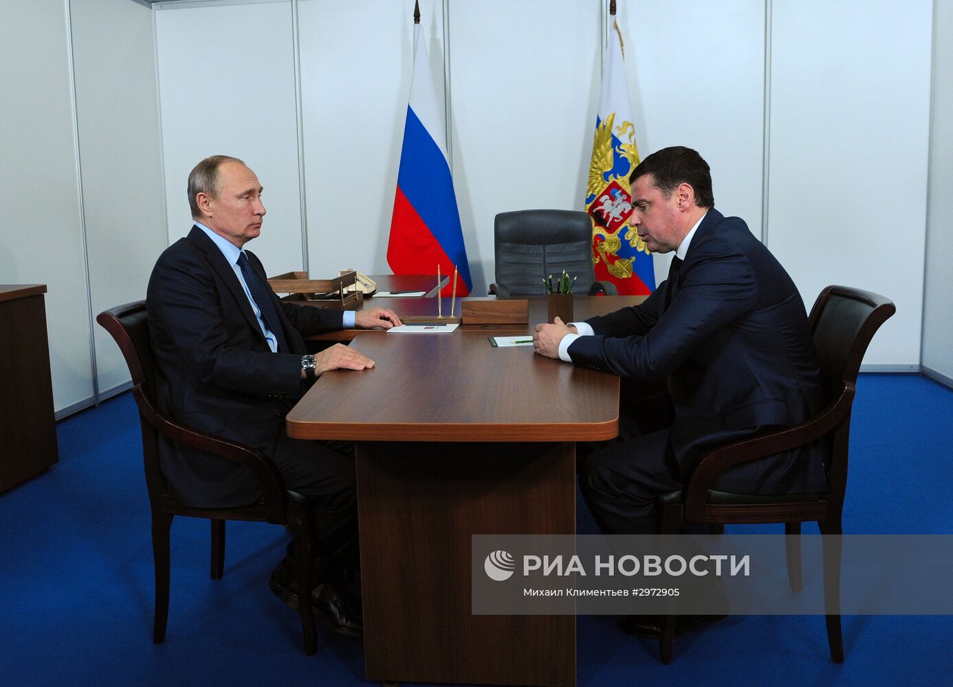 Рабочая поездка президента РФ В. Путина в Ярославскую область