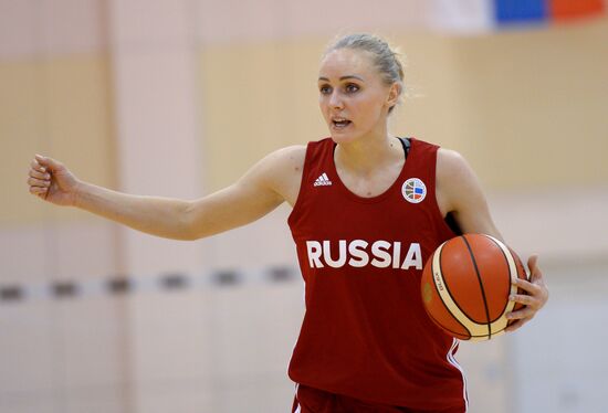 Баскетбол. Тренировка женской сборной России