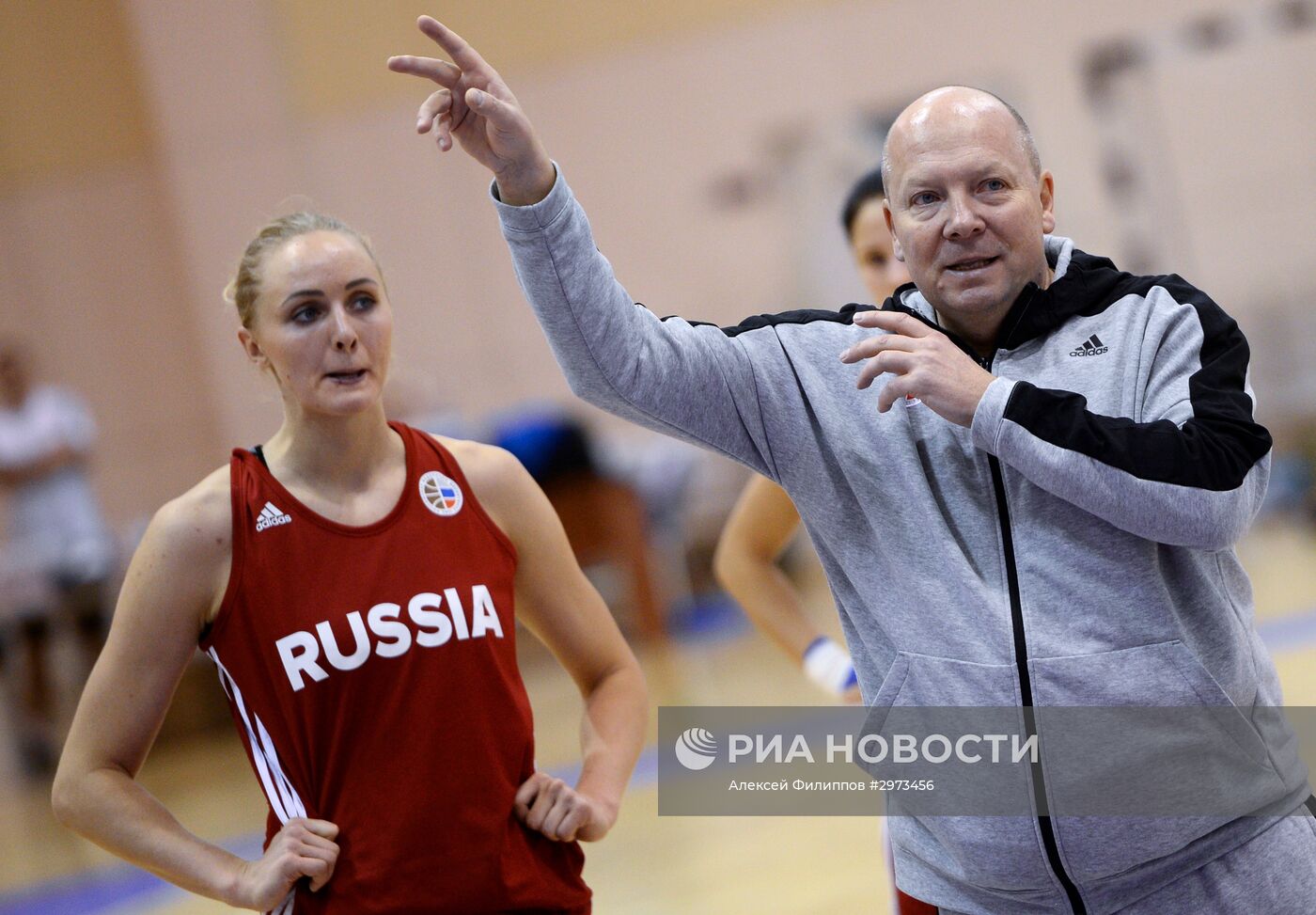 Баскетбол. Тренировка женской сборной России