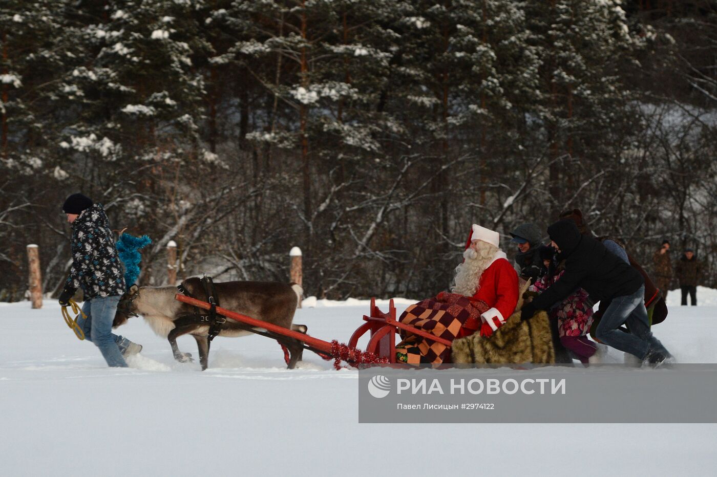 Финский Санта-Клаус Йоулупукки посетил Екатеринбург