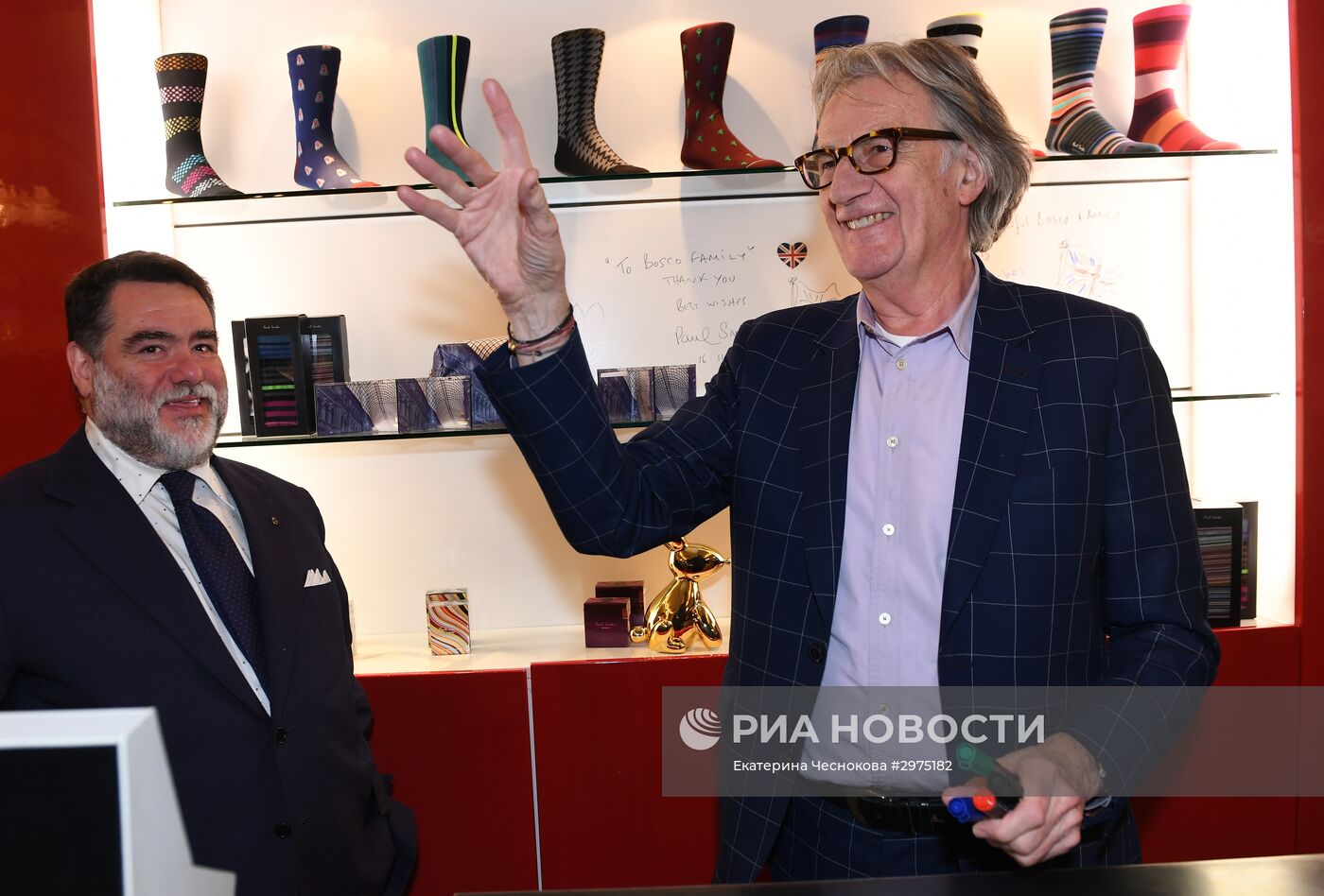 Открытие первого российского представительства марки Paul Smith в ГУМе