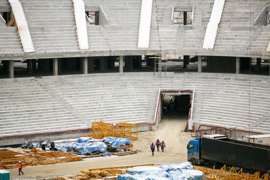 Строительство стадиона "Волгоград Арена"