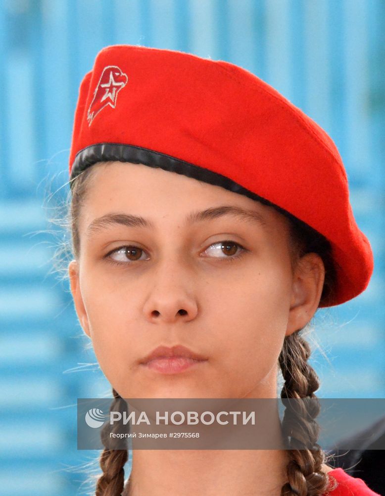 Слет регионального отделения военно-патриотического движения "Юнармия" в Краснодаре