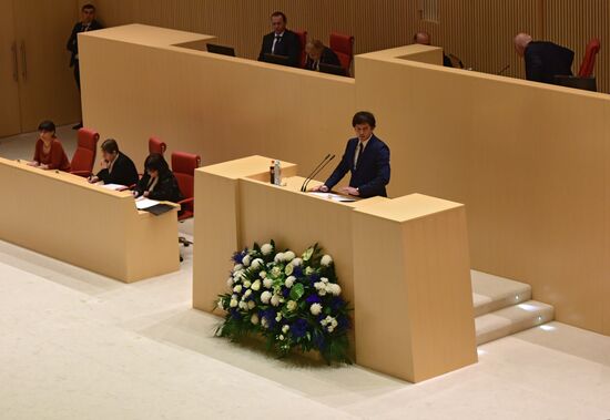 Первое заседание парламента нового созыва в Грузии