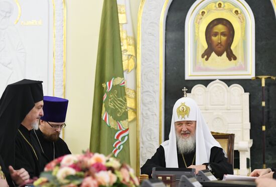 Встреча патриарха Кирилла с предстоятелями поместных православных церквей