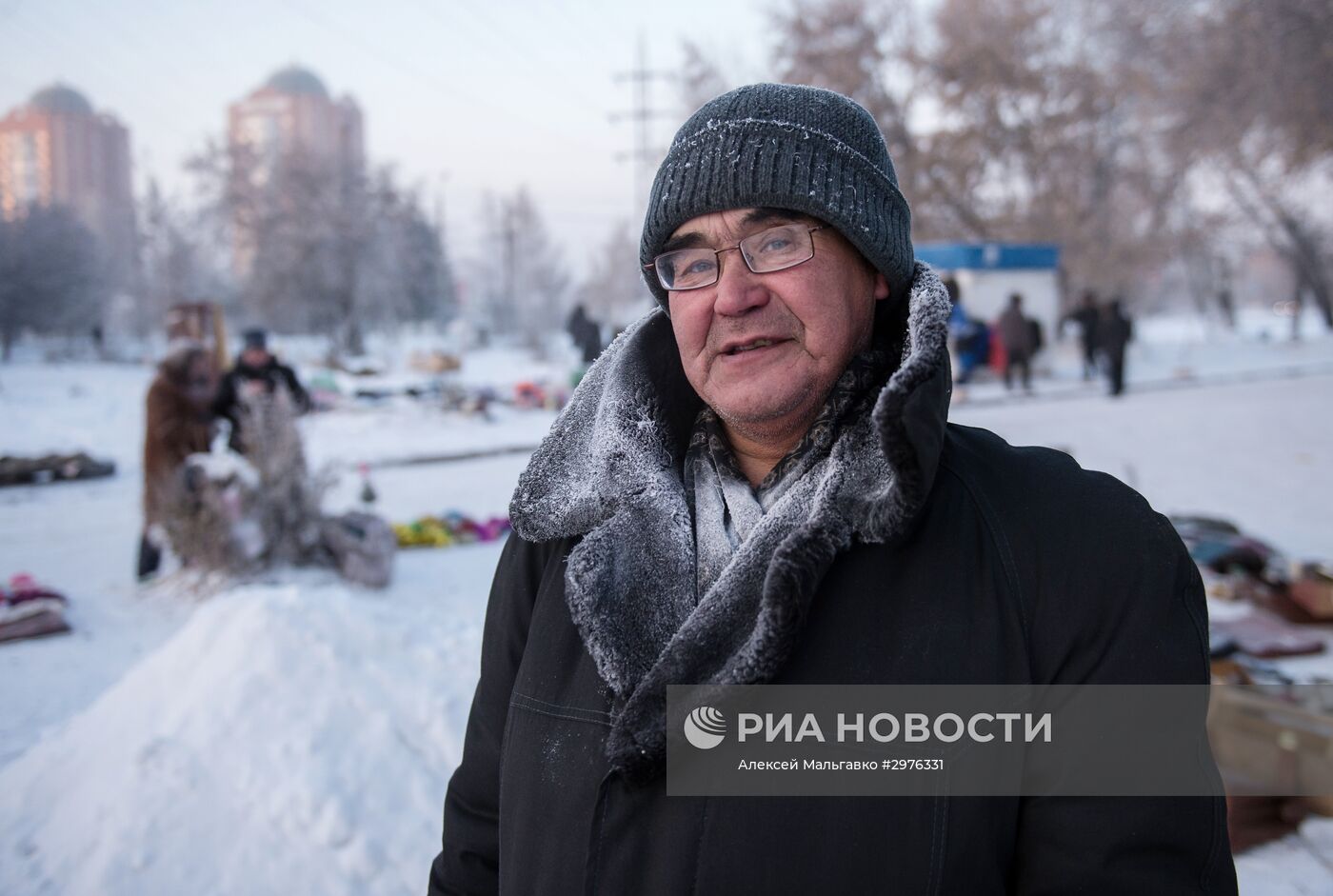 Аномальные морозы в Омске