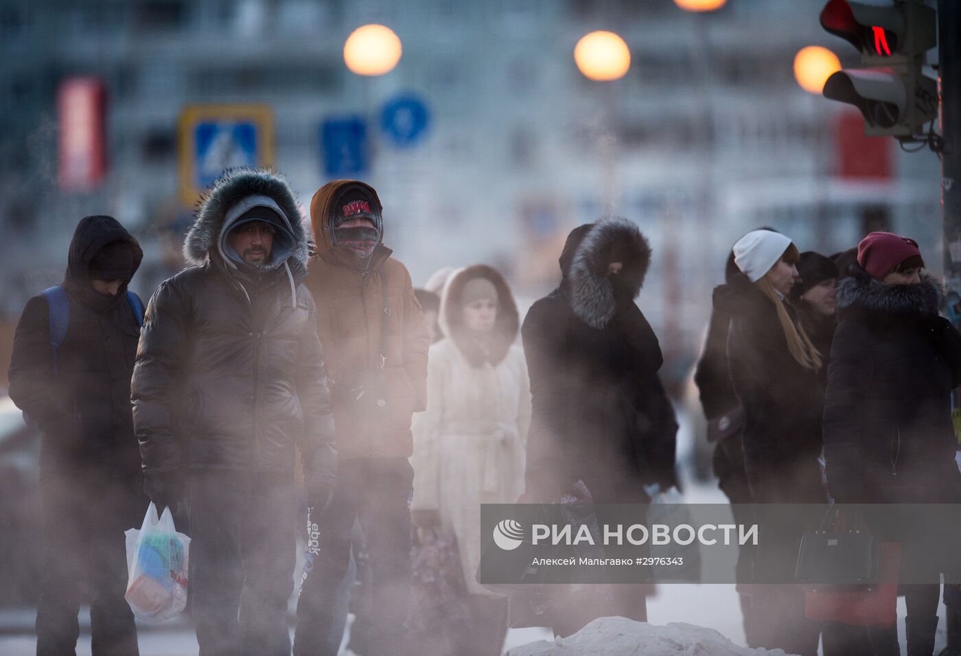 Аномальные морозы в Омске