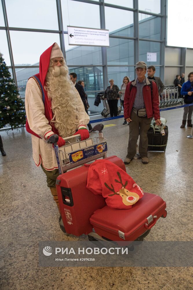 Проводы финского Деда Мороза Йоулупукки из России