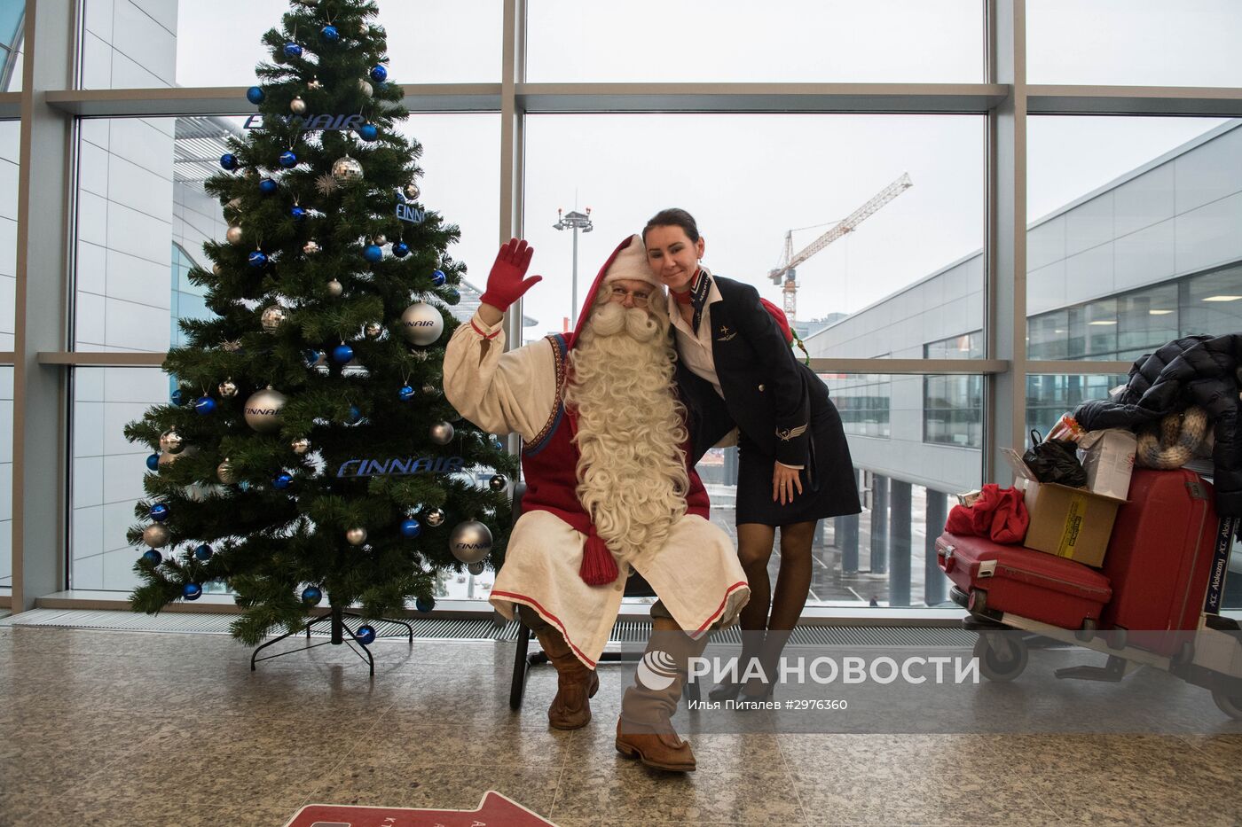 Проводы финского Деда Мороза Йоулупукки из России