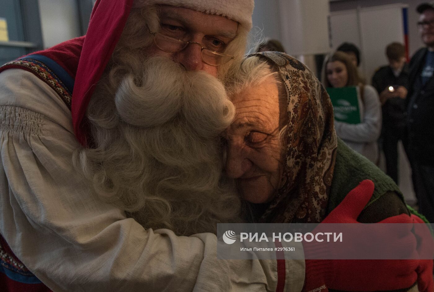 Проводы финского Деда Мороза Йоулупукки из России