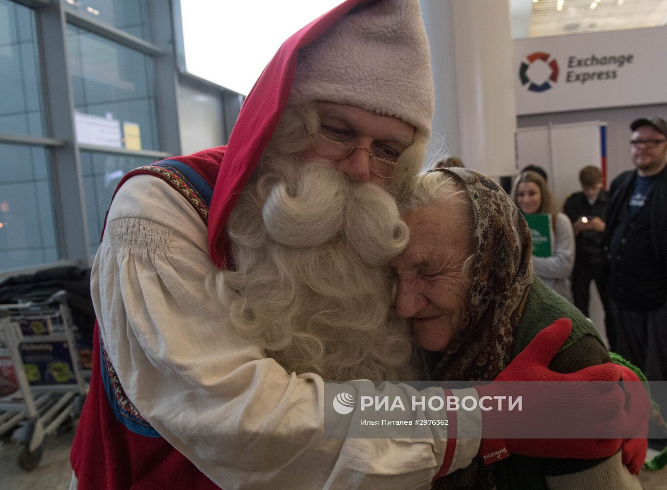 Проводы финского Деда Мороза Йоулупукки из России