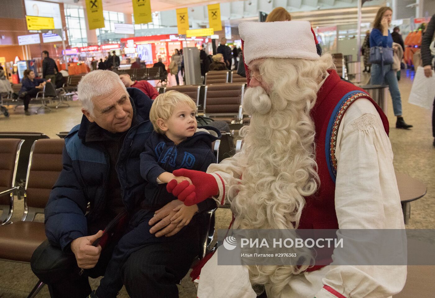 Проводы финского Деда Мороза Йоулупукки из России