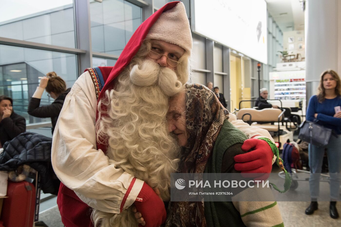 Проводы финского Деда Мороза Йоулупукки из России