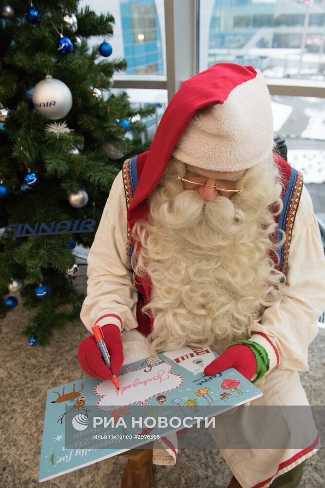 Проводы финского Деда Мороза Йоулупукки из России