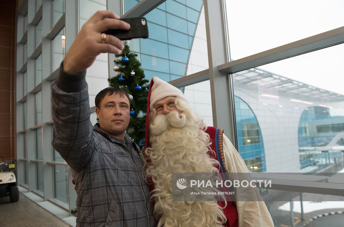 Проводы финского Деда Мороза Йоулупукки из России