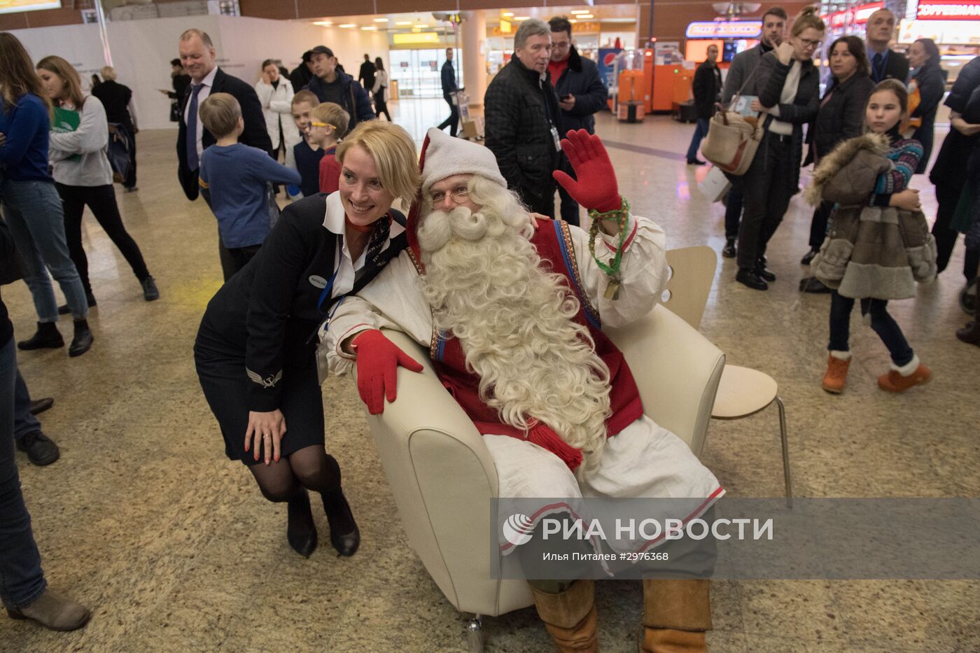 Проводы финского Деда Мороза Йоулупукки из России