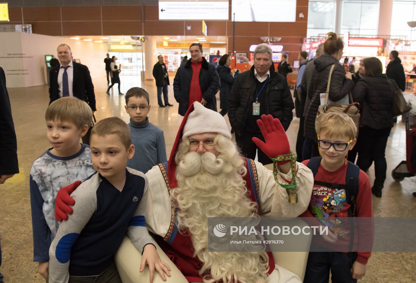 Проводы финского Деда Мороза Йоулупукки из России