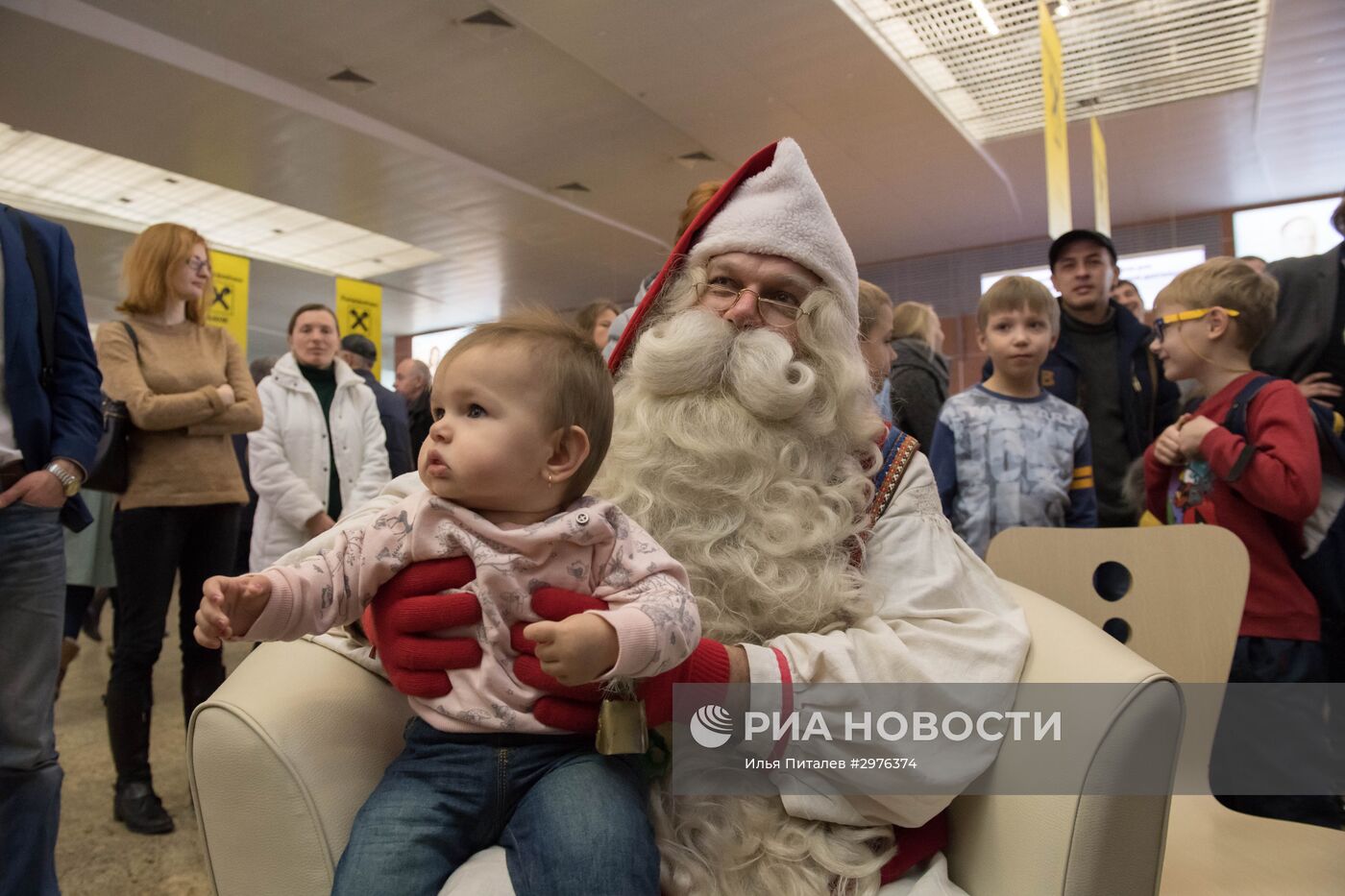 Проводы финского Деда Мороза Йоулупукки из России