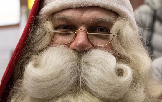 Проводы финского Деда Мороза Йоулупукки из России