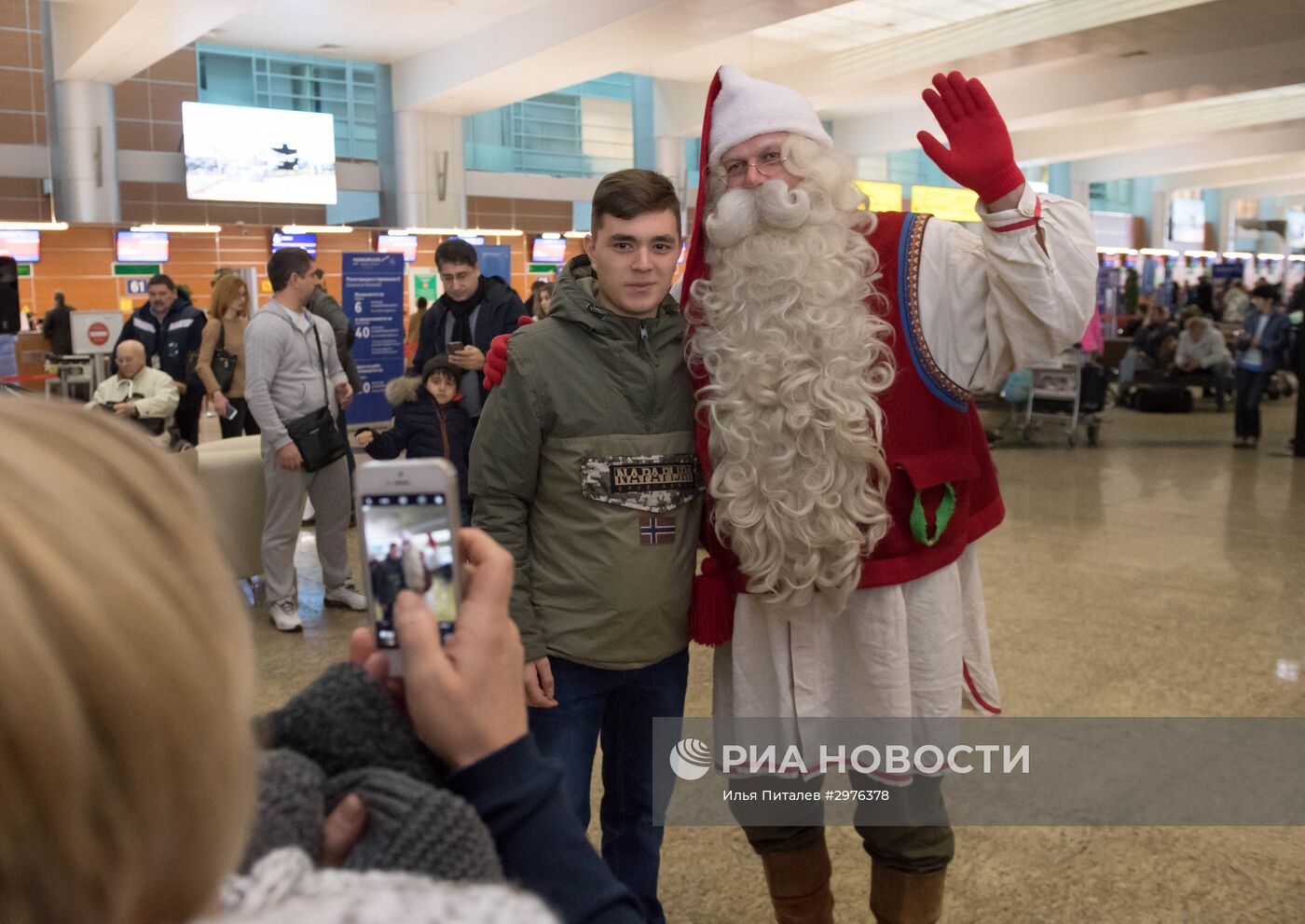 Проводы финского Деда Мороза Йоулупукки из России