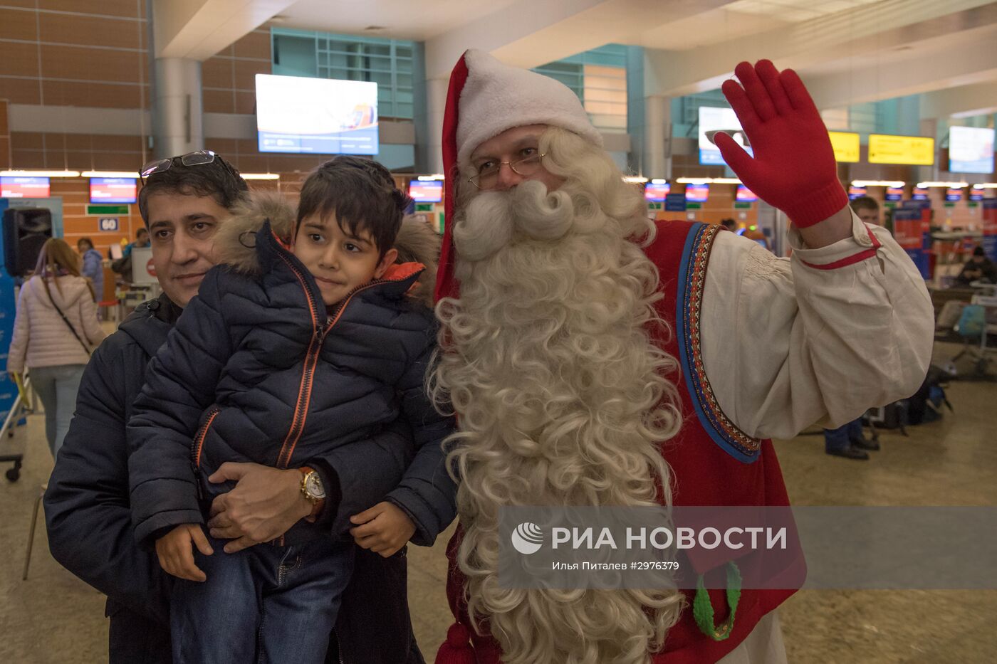 Проводы финского Деда Мороза Йоулупукки из России