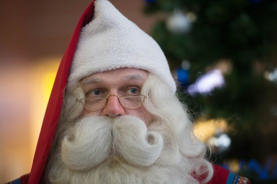 Проводы финского Деда Мороза Йоулупукки из России