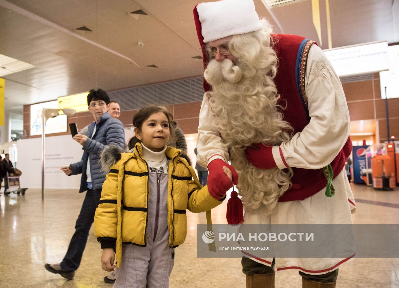 Проводы финского Деда Мороза Йоулупукки из России