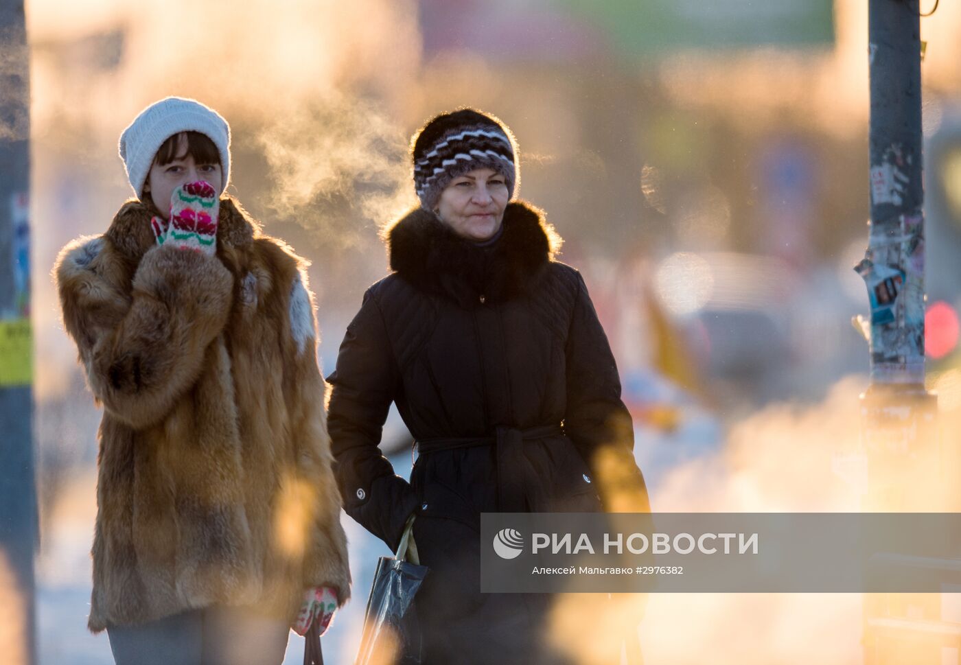 Аномальные морозы в Омске