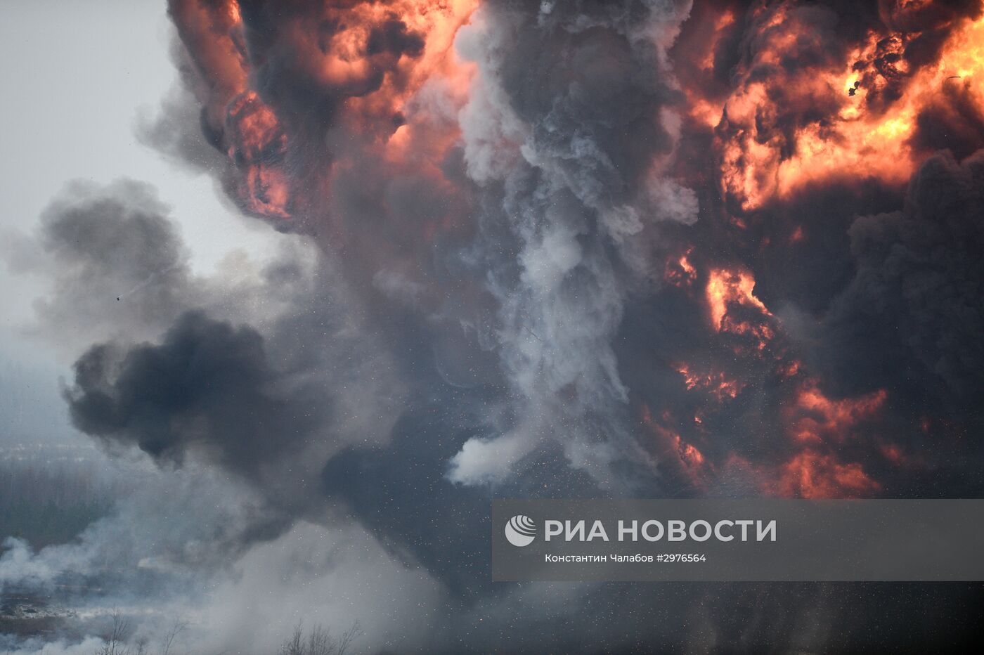 День ракетных войск и артиллерии на полигоне Луга в Ленинградской области